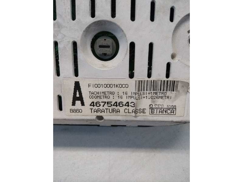 Recambio de cuadro instrumentos para fiat brava (182) 1.6 bi-fuel cat (en funcionamiento por gas natural 68 kw) referencia OEM I