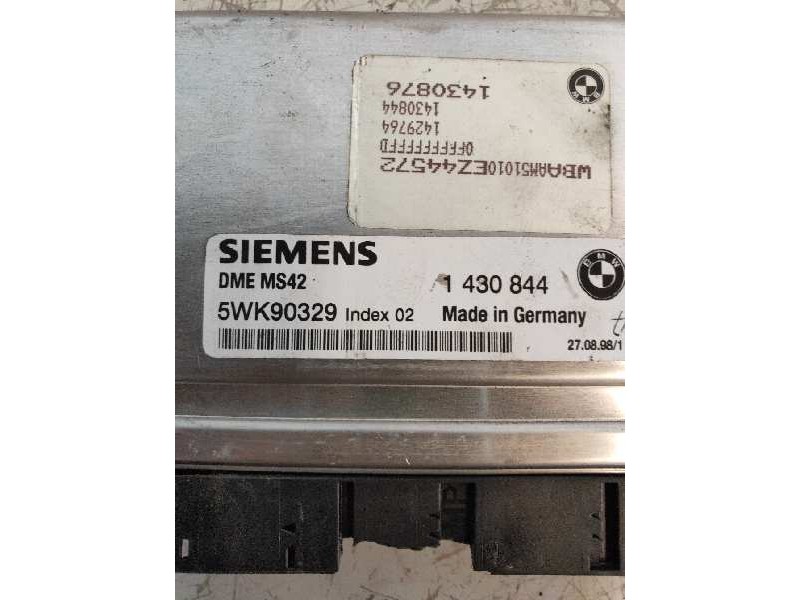 Recambio de centralita motor uce para bmw serie 3 berlina (e46) 328i referencia OEM IAM 5WK90329 1430844 1430876 DMEMS42