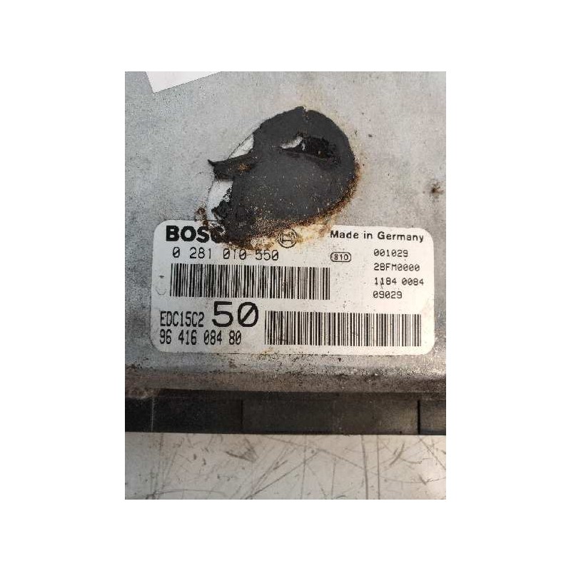 Recambio de centralita motor uce para citroen xsara coupe 2.0 hdi vts (66kw) referencia OEM IAM 0281010550 9641608480 EDC15C2 50