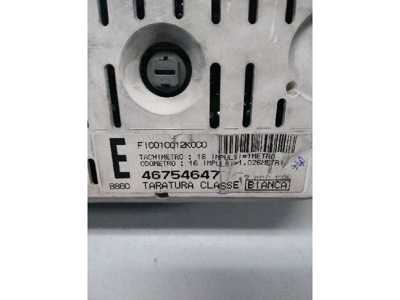 Recambio de cuadro instrumentos para fiat brava (182) 1.9 turbodiesel referencia OEM IAM 46754647 FI0010012K0C0 