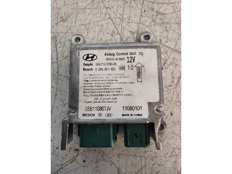 Recambio de centralita airbag para hyundai h1 2.5 crdi cat referencia OEM IAM 0285001925 959104H600 