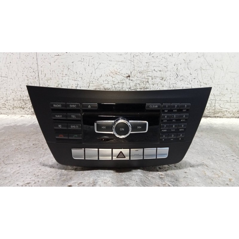 Recambio de sistema audio / radio cd para mercedes clase c (w204) coupe c 220 cdi blueefficiency (204.302) referencia OEM IAM A2