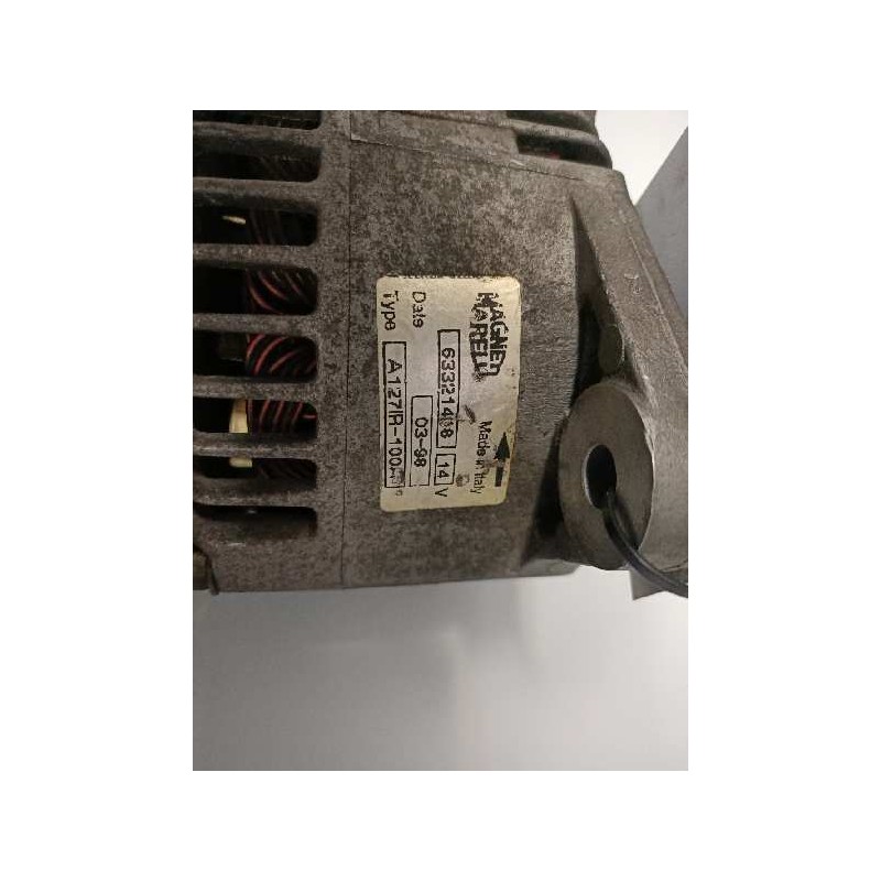 Recambio de alternador para alfa romeo 156 (116) 1.6 t.spark progression referencia OEM IAM 63321418  MAGNTI MARELLI 100A