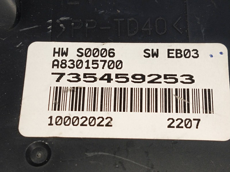 Recambio de mando calefaccion / aire acondicionado para fiat linea (110) dynamic referencia OEM IAM 735459253 A83015700 