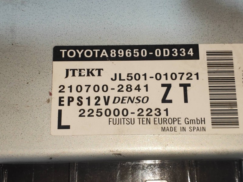 Recambio de columna direccion para toyota yaris hybrid active referencia OEM IAM 452500D184 896500D334 JL501010721 2107002841 22