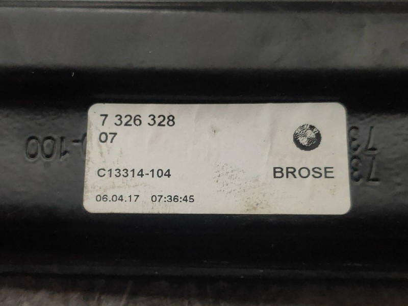 Recambio de elevalunas delantero derecho para bmw serie 4 gran coupe (f36) 420d referencia OEM IAM 7326328 C13314104 5P