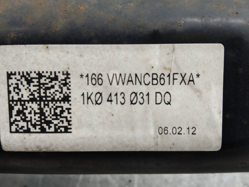 Recambio de amortiguador delantero izquierdo para audi a3 (8p) 1.6 tdi referencia OEM IAM 1K0413031DQ  