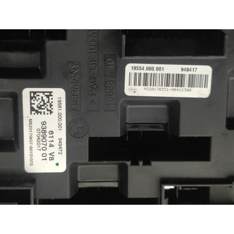 Recambio de caja reles / fusibles para bmw serie 4 gran coupe (f36) 420d referencia OEM IAM 938907001 10688710 948417 1955400000