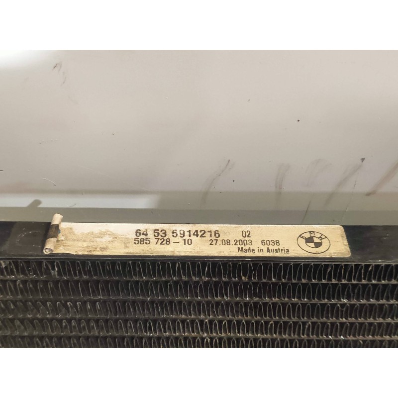 Recambio de condensador / radiador aire acondicionado para bmw x5 (e53) 3.0d referencia OEM IAM 64536914216 58572810 