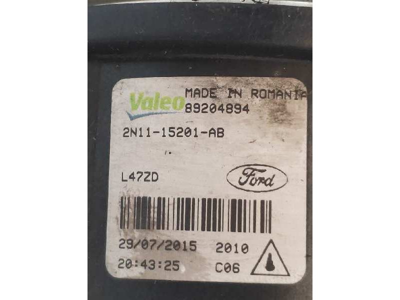 Recambio de faro antiniebla izquierdo para ford fiesta (ccn) black edition referencia OEM IAM 2N1115201AB  