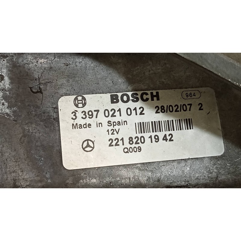 Recambio de motor limpia delantero para mercedes clase s (w221) berlina 450 l (221.170) referencia OEM IAM 0390241939 3397021012