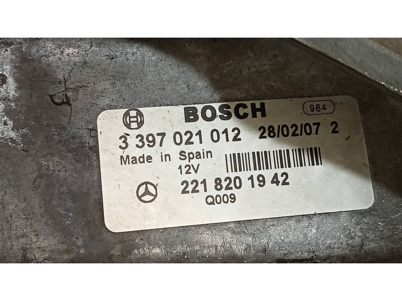Recambio de motor limpia delantero para mercedes clase s (w221) berlina 450 l (221.170) referencia OEM IAM 0390241939 3397021012