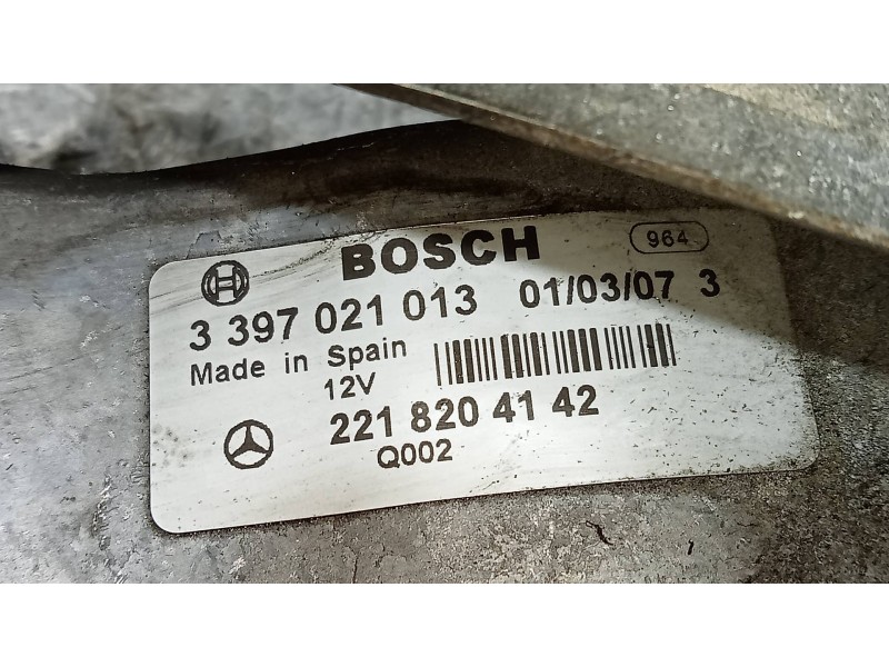 Recambio de motor limpia delantero para mercedes clase s (w221) berlina 450 l (221.170) referencia OEM IAM 0390241959 3397021013