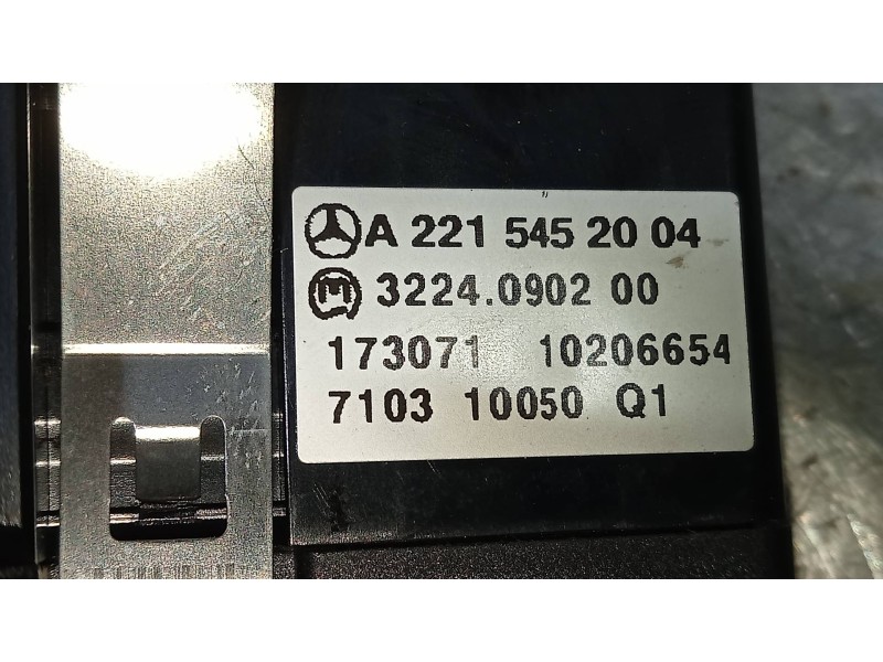 Recambio de mando luces para mercedes clase s (w221) berlina 450 l (221.170) referencia OEM IAM A2215452004 3224090200 
