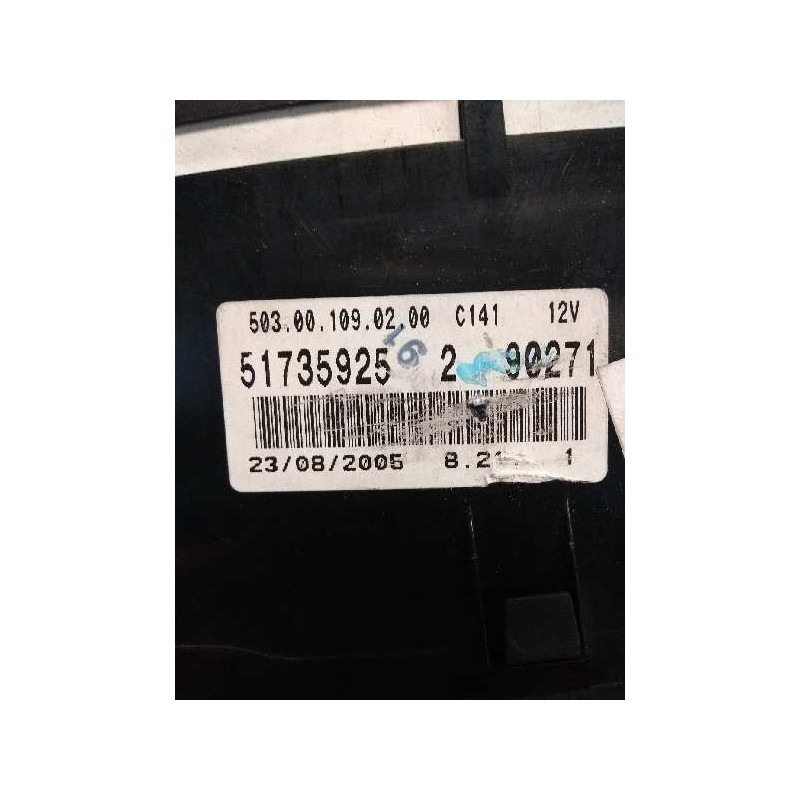 Recambio de cuadro instrumentos para fiat croma (194) 1.9 8v jtd cat (939a1000 / 192a8000) referencia OEM IAM 51735925 2 90271 5