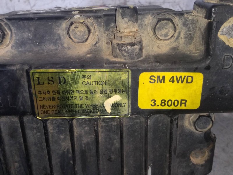 Recambio de diferencial trasero para hyundai santa fe (sm) 2.4 cat referencia OEM IAM   R=3.800