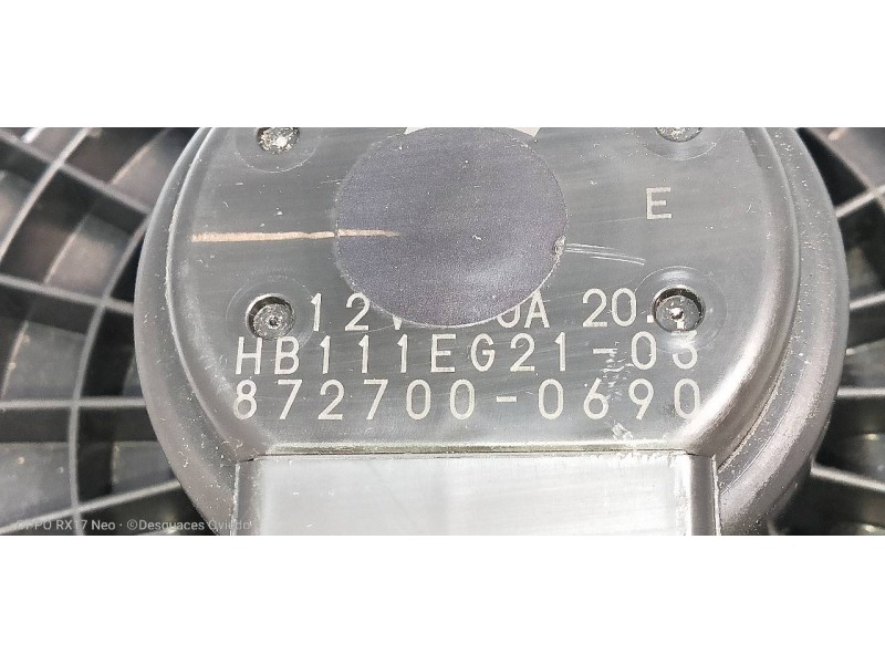 Recambio de motor calefaccion para mazda cx-7 (er) active referencia OEM IAM 8727000690 HB111EG2103 