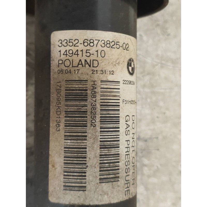 Recambio de amortiguador trasero derecho para bmw serie 4 gran coupe (f36) 420d referencia OEM IAM 3352687382502  