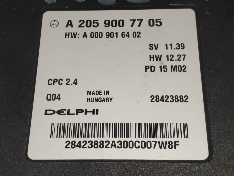 Recambio de modulo electronico para mercedes clase c (w205) lim. c 220 cdi bluetec (205.004) referencia OEM IAM A2059007705 A000
