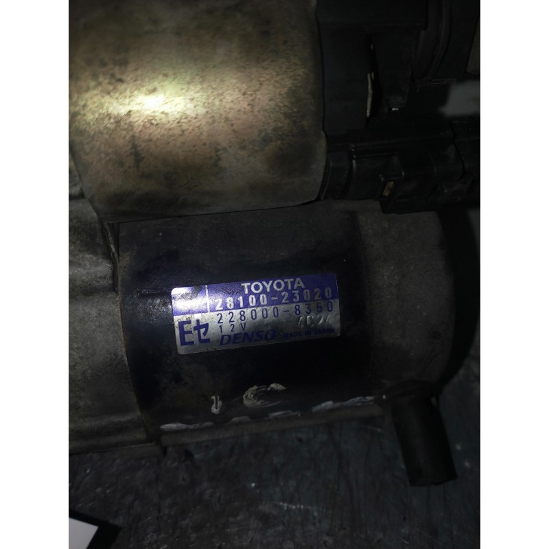 Recambio de motor arranque para toyota yaris (ncp1/nlp1/scp1) 1.0 linea sol referencia OEM IAM 2610023020  
