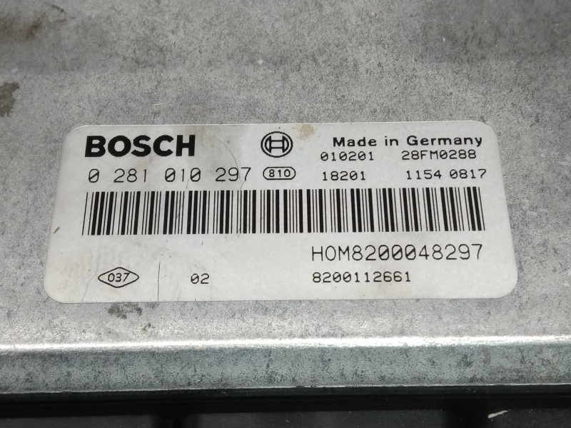 Recambio de centralita motor uce para renault laguna ii (bg0) authentique referencia OEM IAM 0281010297 HOM8200048297 8200112661 Recambio de centralita motor uce para renault laguna ii (bg0) authentique referencia OEM IAM 0281010297 HOM8200048297 8200112661