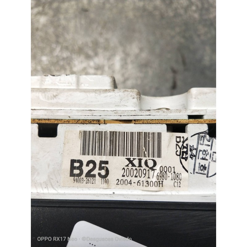 Recambio de cuadro instrumentos para hyundai santa fe (sm) 2.4 cat referencia OEM IAM 9400326121 20020917 B25 XIQ