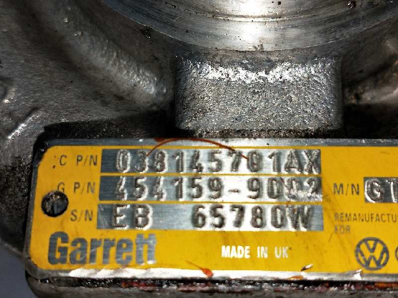 Recambio de turbocompresor para volkswagen golf iv berlina (1j1) 1.9 tdi referencia OEM IAM 454159 038145701AX 