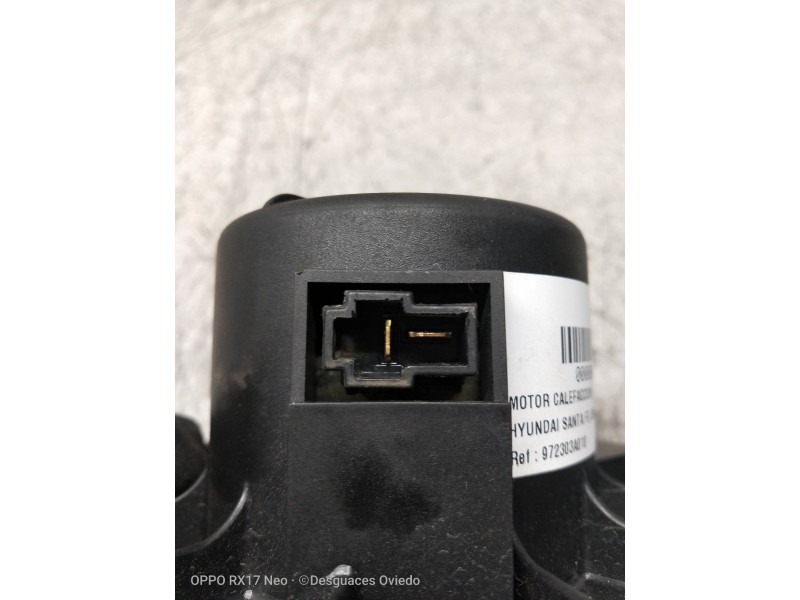 Recambio de motor calefaccion para hyundai santa fe (sm) 2.4 cat referencia OEM IAM 972303A010  