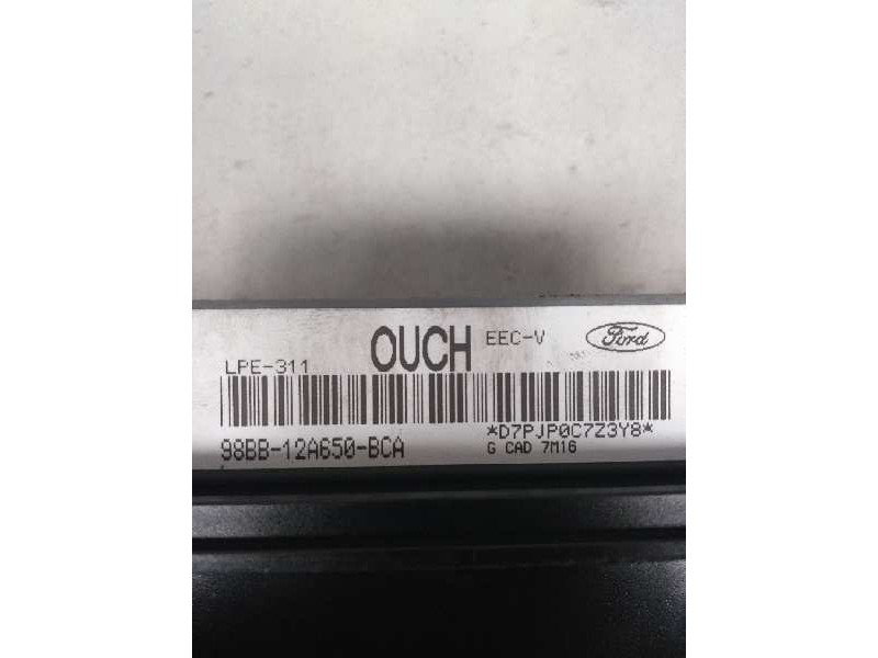Recambio de centralita motor uce para ford mondeo berlina (gd) 2.0 16v cat referencia OEM IAM 98BB12A650BCA OUCH 