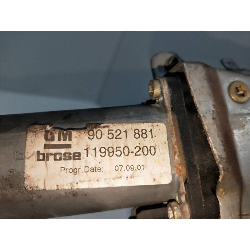 Recambio de elevalunas delantero izquierdo para opel astra g berlina 2.0 dti referencia OEM IAM 90521881 119950200 3P Recambio de elevalunas delantero izquierdo para opel astra g berlina 2.0 dti referencia OEM IAM 90521881 119950200 3P