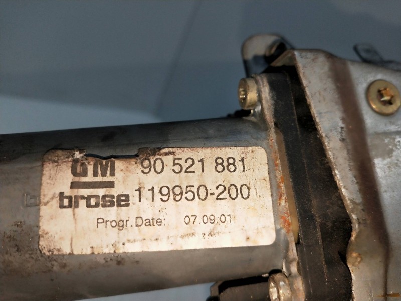 Recambio de elevalunas delantero izquierdo para opel astra g berlina 2.0 dti referencia OEM IAM 90521881 119950200 3P Recambio de elevalunas delantero izquierdo para opel astra g berlina 2.0 dti referencia OEM IAM 90521881 119950200 3P