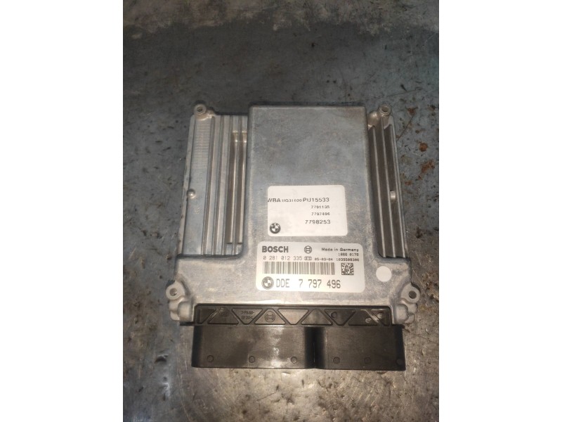 Recambio de centralita motor uce para bmw serie 1 berlina (e81/e87) 118d referencia OEM IAM 0281012335 7797496 7798253