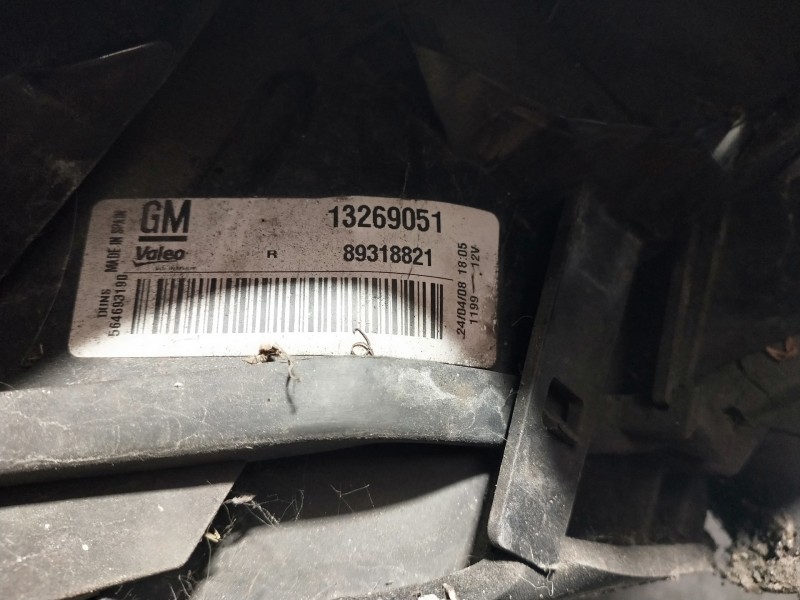 Recambio de piloto trasero derecho para opel corsa d cosmo referencia OEM IAM 13269051 89318821 
