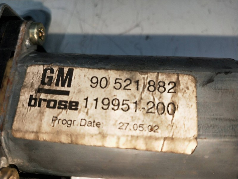 Recambio de elevalunas delantero derecho para opel astra g berlina referencia OEM IAM 90521882 119951200 3P Recambio de elevalunas delantero derecho para opel astra g berlina referencia OEM IAM 90521882 119951200 3P