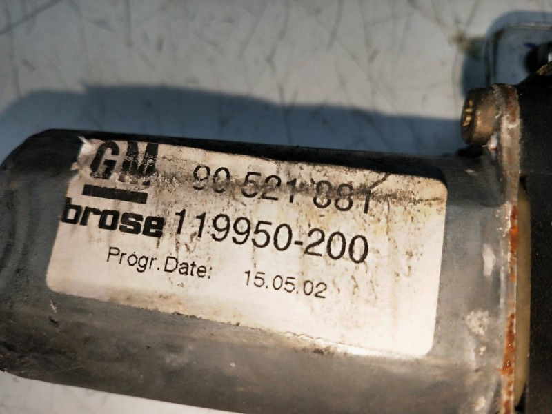 Recambio de elevalunas delantero izquierdo para opel astra g berlina club referencia OEM IAM 90521881 119950200 4P