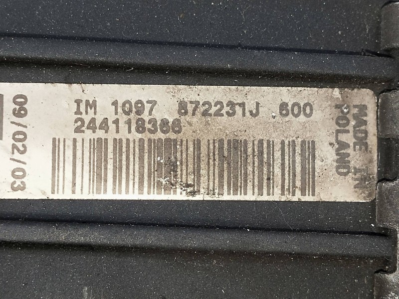 Recambio de intercooler para opel vectra c berlina 2.0 dti referencia OEM IAM 872231J 244118366 