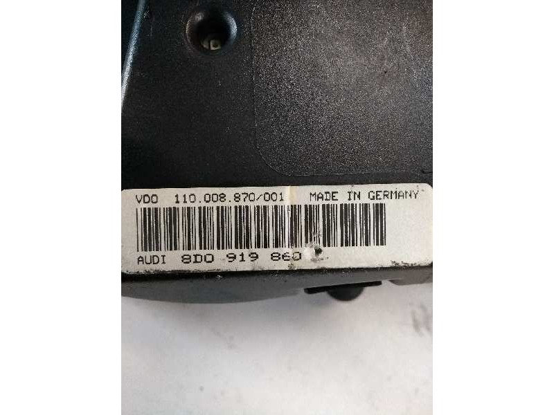Recambio de cuadro instrumentos para audi a4 berlina (b5) 1.9 tdi referencia OEM IAM 8D0919860 110008870001 