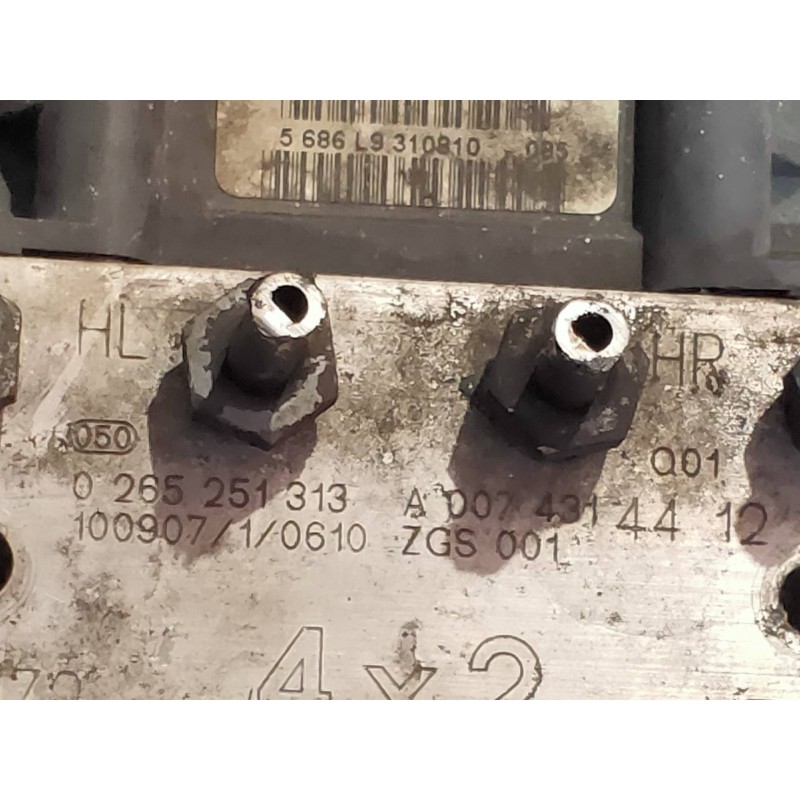 Recambio de abs para mercedes vito kasten (639) 113 cdi extralang (639.605) referencia OEM IAM 0265251313 A0074314412 0265951386