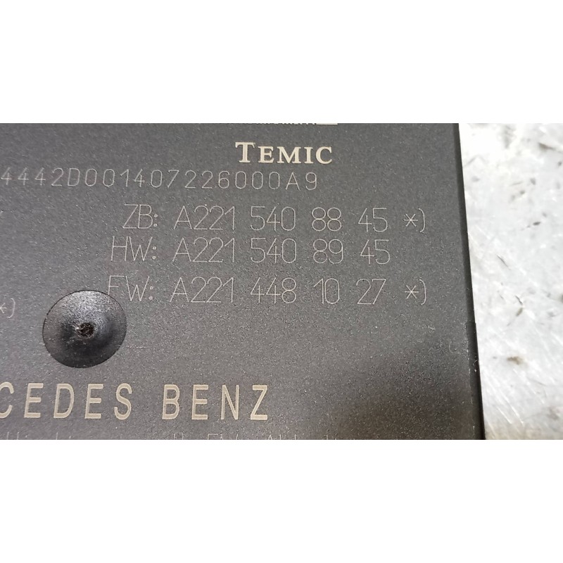 Recambio de modulo electronico para mercedes clase s (w221) berlina 450 l (221.170) referencia OEM IAM A2215408845 A2215408945 A