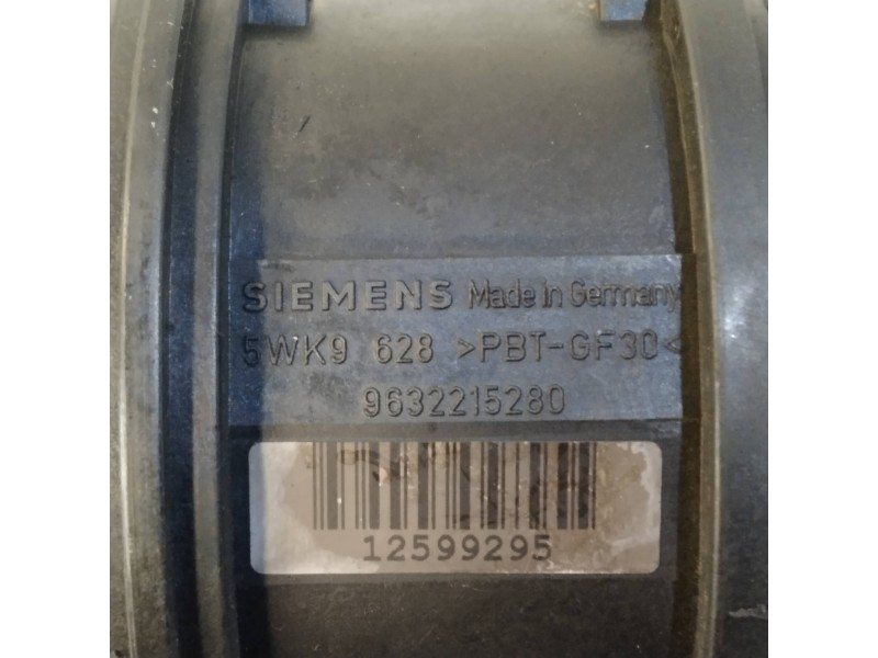 Recambio de caudalimetro para peugeot 607 (s1) 2.2 hdi fap cat referencia OEM IAM 5WK9628   Recambio de caudalimetro para peugeot 607 (s1) 2.2 hdi fap cat referencia OEM IAM 5WK9628