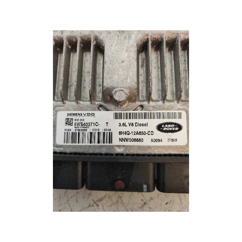 Recambio de centralita motor uce para land rover range rover sport v8 td hse black&white referencia OEM IAM 5WS40371CT  