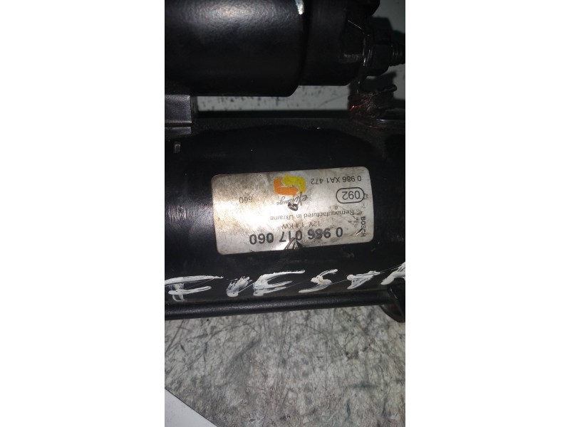 Recambio de motor arranque para ford fiesta (cbk) trend referencia OEM IAM 0956017060 BOSCH  Recambio de motor arranque para ford fiesta (cbk) trend referencia OEM IAM 0956017060 BOSCH