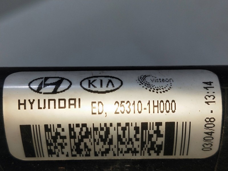Recambio de radiador agua para kia cee´d 2.0 crdi referencia OEM IAM 253101H000   Recambio de radiador agua para kia cee´d 2.0 crdi referencia OEM IAM 253101H000