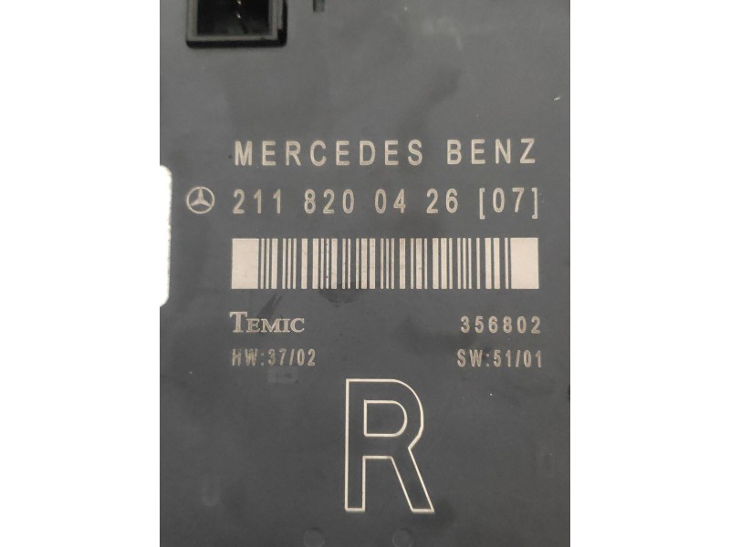 Recambio de modulo electronico para mercedes clase e (w211) berlina e 320 cdi (211.026) referencia OEM IAM 2118200426  