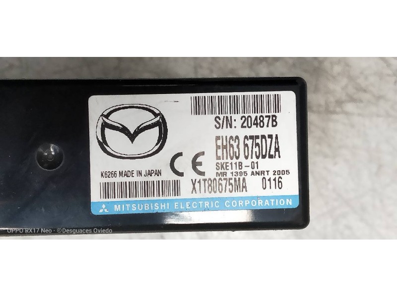 Recambio de modulo electronico para mazda cx-7 (er) active referencia OEM IAM EH63675DZA X1T80675MA 