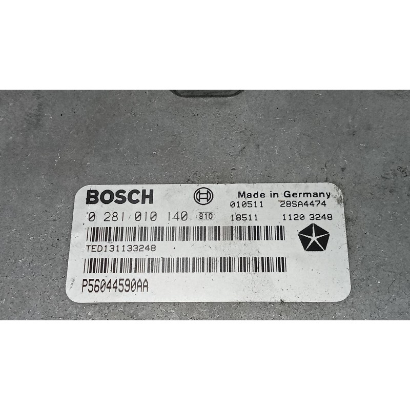 Recambio de centralita motor uce para jeep gr.cherokee (wj/wg) 3.1 td laredo referencia OEM IAM 0281010140 P56044590AA 