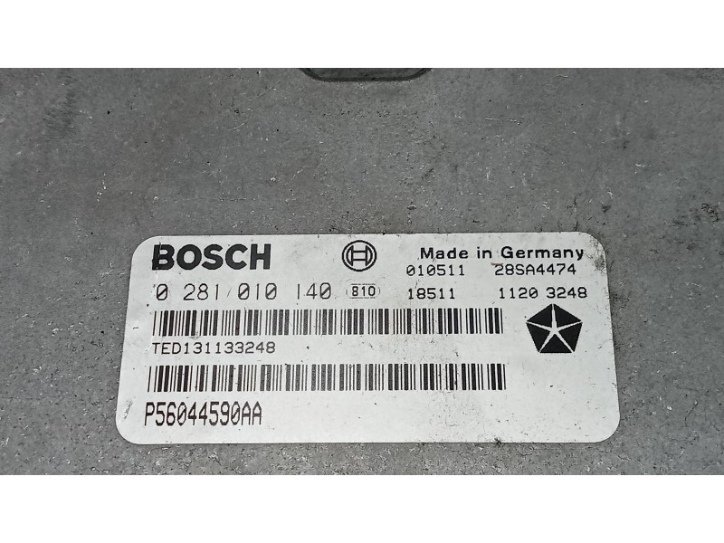Recambio de centralita motor uce para jeep gr.cherokee (wj/wg) 3.1 td laredo referencia OEM IAM 0281010140 P56044590AA 
