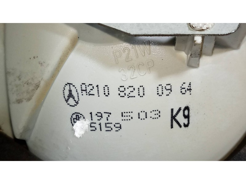 Recambio de piloto trasero izquierdo interior para mercedes clase e (w210) berlina diesel 300 turbodiesel (210.025) referencia O