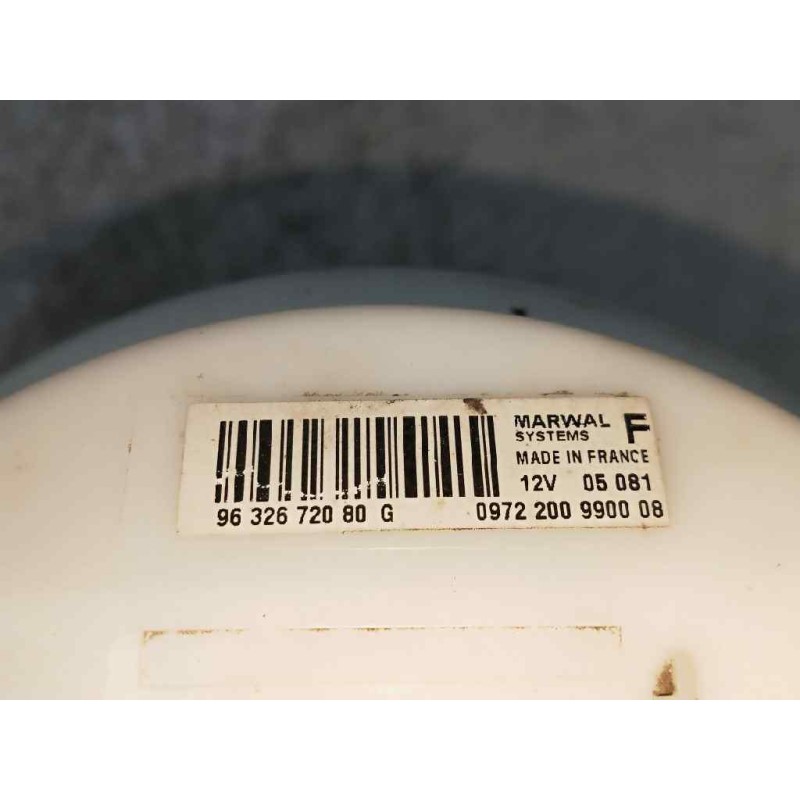Recambio de bomba combustible para citroen c4 coupe vts referencia OEM IAM 9632672080G 0972200990008 MARWAL AFORADOR