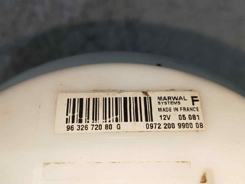 Recambio de bomba combustible para citroen c4 coupe vts referencia OEM IAM 9632672080G 0972200990008 MARWAL AFORADOR